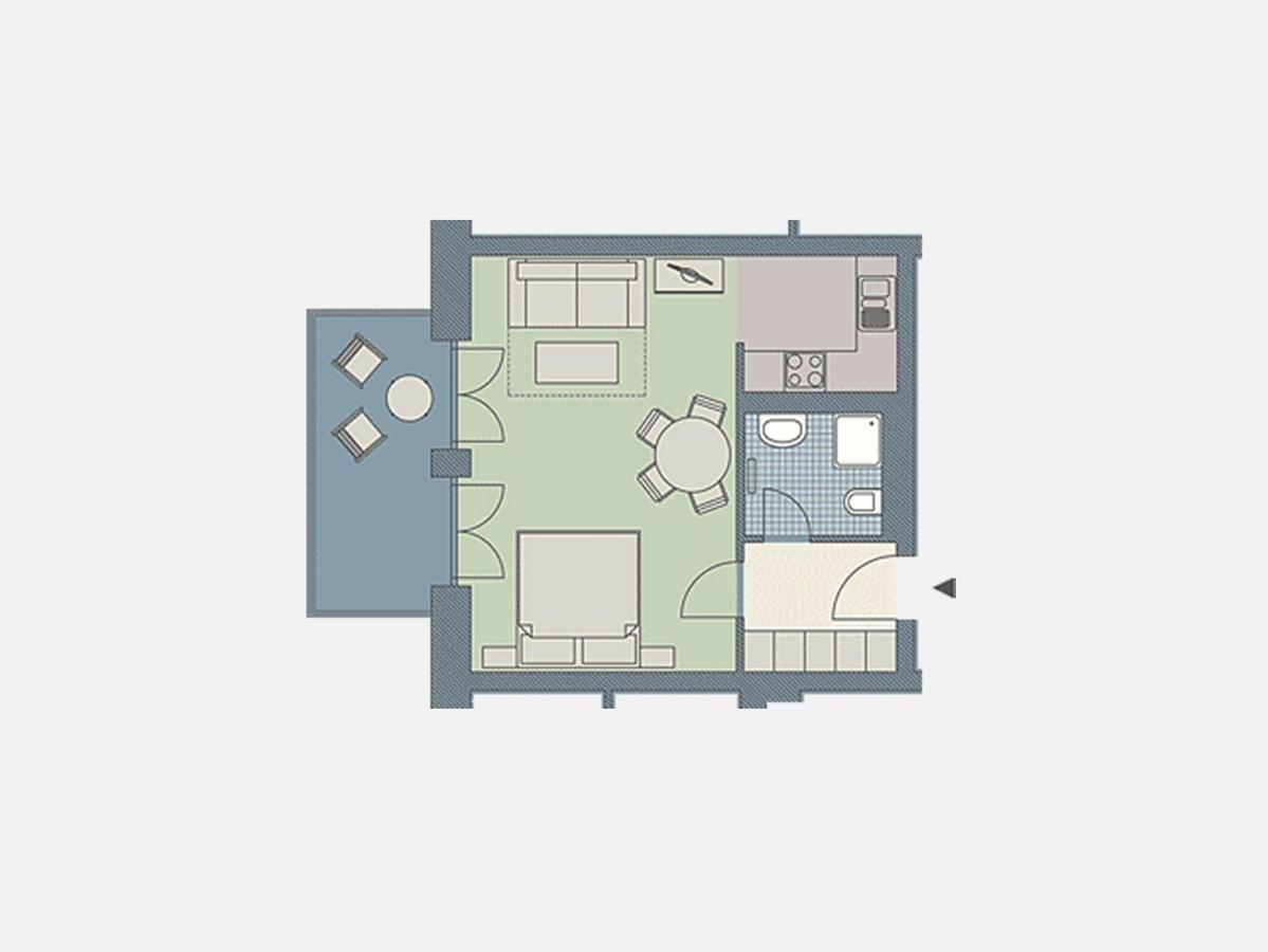 Kaiservillen Heringsdorf - 1-Raum-Ferienwohnung Mit Balkon D113 Exteriér fotografie
